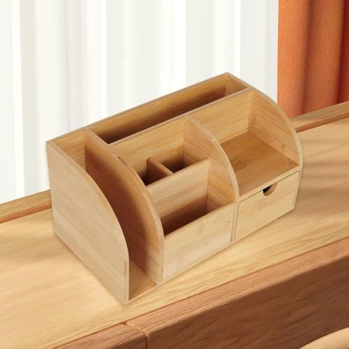 Wooden Office Desk Organizer, Simple Design - Image 2