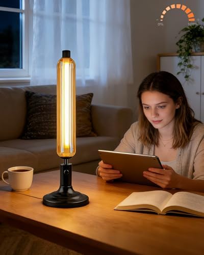 Lightdot Dimmable Minimalist Table Lamp for Living Room by LightdotLighting