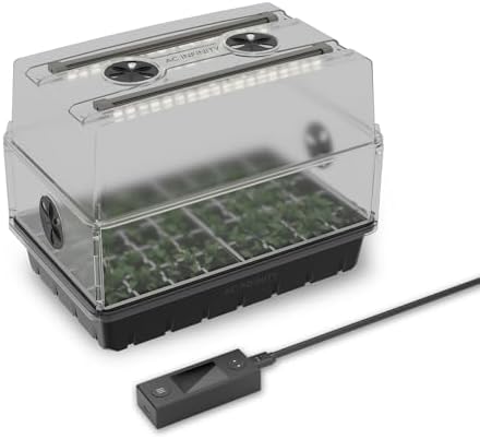 AC Infinity Heavy-Duty Humidity Dome with Full Spectrum LED Grow Light Bars by ACInfinity