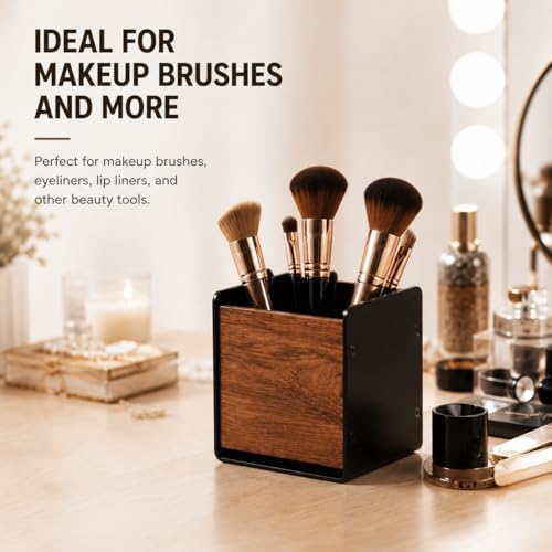 Walnut Desk Organizer, Minimalist Pencil Holder for Office Desk - Image 6