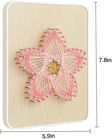 BAZIMA DIY String Art Kit for Beginner, DIY Sakura Craft Kit,Unique Gift,Craft Kit for Holidays - Image 3