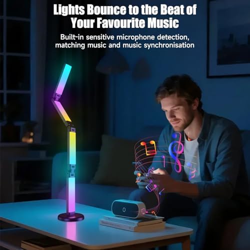 Led Desk Lamp with Atmosphere Lighting, Smart RGB LED Desk Lamp - Image 7
