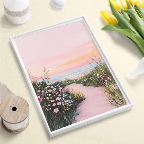 Diamond Art Kits for Adults,Pink Beach Diamond Art Painting Kits for Adults - Image 2