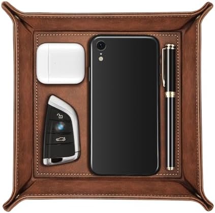 SITHON Valet Tray Desktop Storage Organizer Nightstand Caddy Holder by SITHON