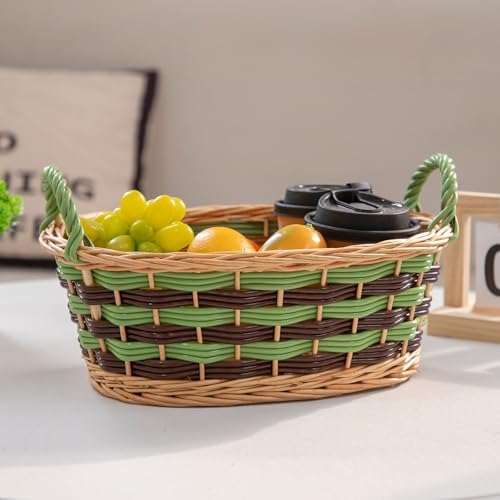 Kingwillow Oval Wicker Basket With Handle (Large Size) - Image 7