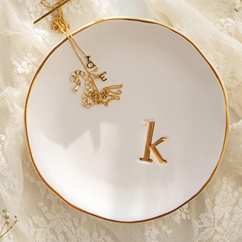 COLLECTIVE HOME Ceramic Jewelry Tray, Trinket Dish, Gifts for Women (K) - Image 2