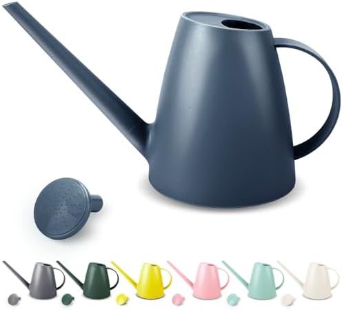 1.8L Watering Can, Small Watering Can for Indoor Plants with Long Spout by QilebiGardeningSeries