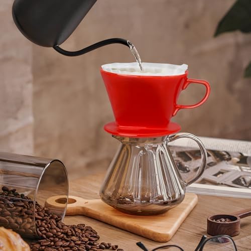 hailanbao Handmade Pour Over Ceramic Coffee Dripper - Image 3