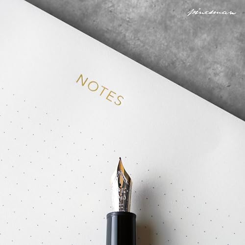 Pinesman Desk Notepad, Dotted, Gold Foil, 50 Tear-Off Sheets, 9.8 x 7.9 in - Image 2