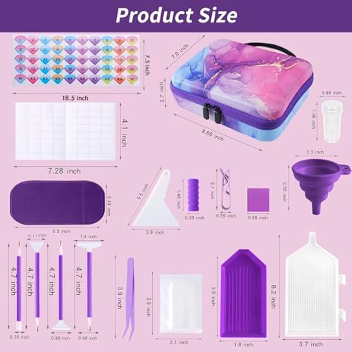 LYMUSUMI 30 Slots Diamond Art Storage Containers for Adults - Image 2