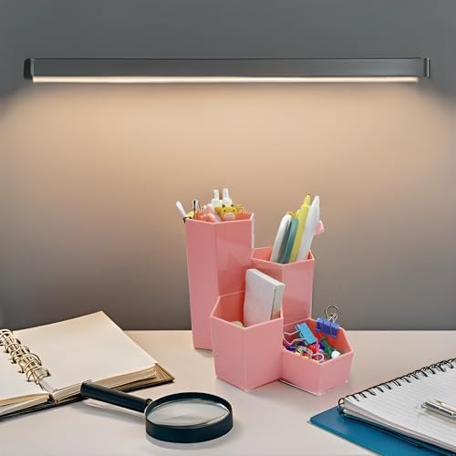 Pencil Organizer Pen Holder for Desk Pens Cup Small Desk Organizer Cute Pen Holder for Office,School and Home (Pink, L-Shape) - Image 2