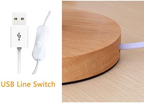 Desk Lamp Wooden Table Lamp 40W Ambient Night Light Minimalist Lamps for Nightstand Modern Aesthetic Bedside Lamps Night Stand Lamp Mood Lighting Home Bedroom Decor Cute Stuff (Beige) - Image 2
