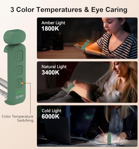 Gritin Reading Light, Rechargeable Book Light for Reading in Bed - Image 4