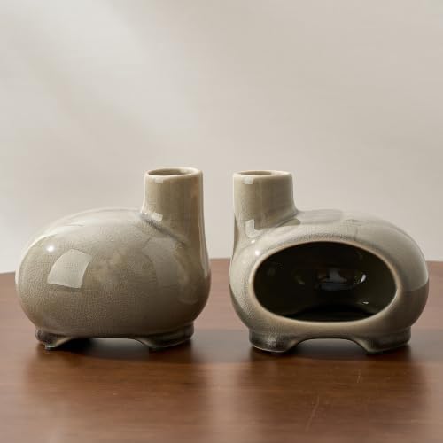 Handmade Ceramic Incense Holder,Palo Santo Holder for Burning,Sage Burner - Image 5