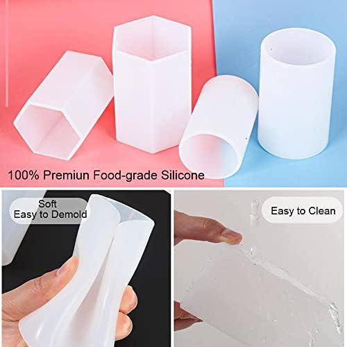 6Pcs Silicone Candle Molds Set for Candle Making - Image 4