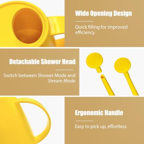 60 oz Watering Can, Watering Can Indoor Plants, Long Spout Small Water Can - Image 5