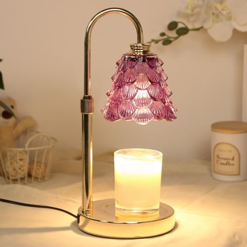 GEEZO Fragrance Candle Warmer Lamp，Electric Candle Warmer with Timer & Dimmer，Mom Christmas Birthday Gifts for Women, House Warming Gifts New Home Bedroom Decor by GEEZO