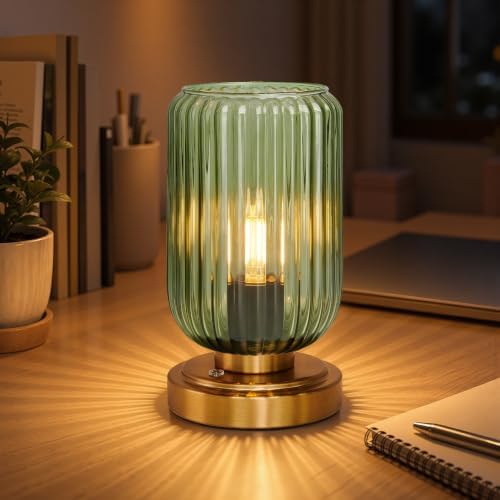 LightRound Cordless Table Lamp for Bedroom, Touch Stepless Dimmable by LightRound