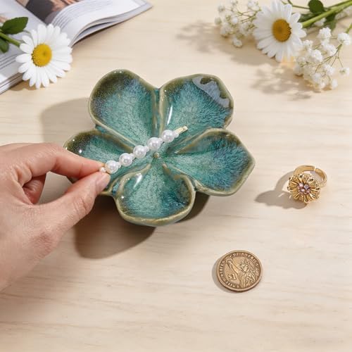 Ceramic Jewelry Dish Tray Small Trinket Tray Ring Holder - Image 3