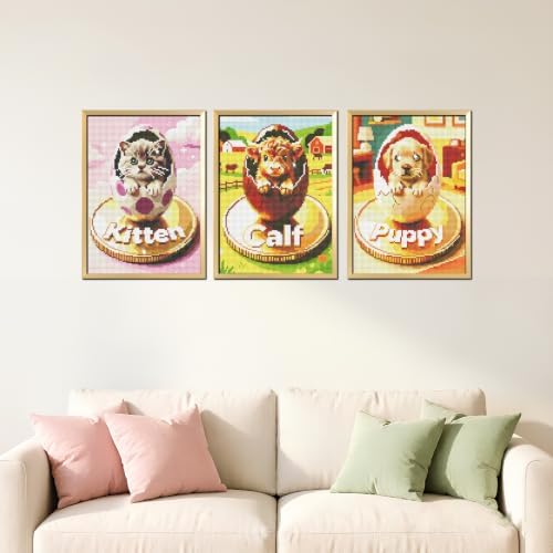 DOZEEZOP 6-Pack Diamond Art Kit for Adults, 5D Diamond Painting 12x16 Inch - Image 2