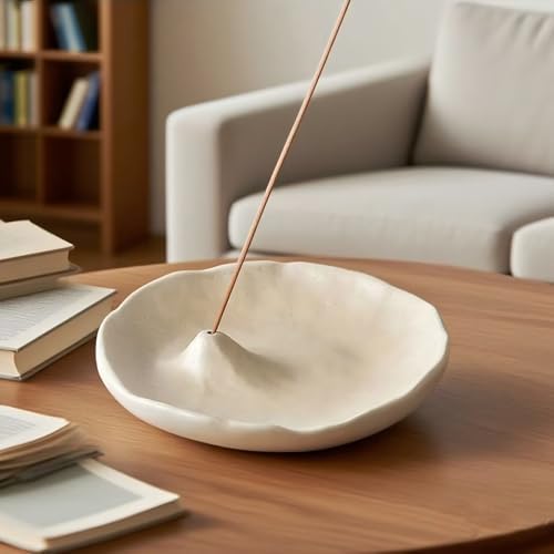 Home Ceramic Incense Holder,Incense Sticks Holder with 1 Hole (3mm)-Gift by Unknown