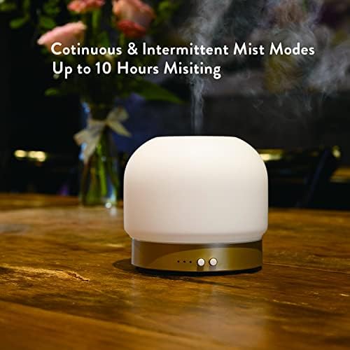 Essential Oil Diffusers for Large Room 280ml Aromatherapy Diffuser for Home - Glass Cover, 4 Timers, Auto Shut-Off, Adjustable Lights, No Beep - Image 4