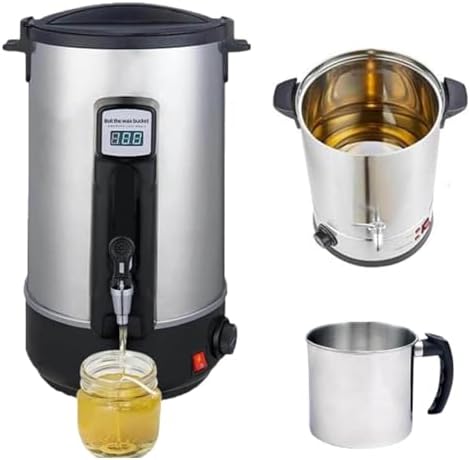 Electric Candle Making Melting Pot, Non-Stick Candle Melter, Soy Wax and Beeswax Candles, DIY Candle Making Complete Kit, for Adult and Beginners,10L by Unknown