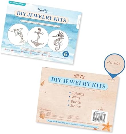 Filofly DIY Jewelry Making Kit 004, Ocean, Wire Wrapping & Weaving Kits - Image 2