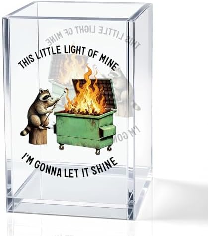 This Little Light Of Mine I'm Gonna Let It Acrylic Pencil Holder Cup by QYUVK