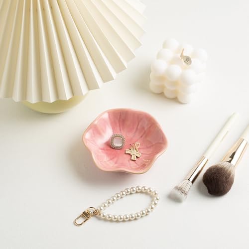 Ceramic Ring Dish, Jewelry Trinket Tray for Rings and Earrings - Image 6