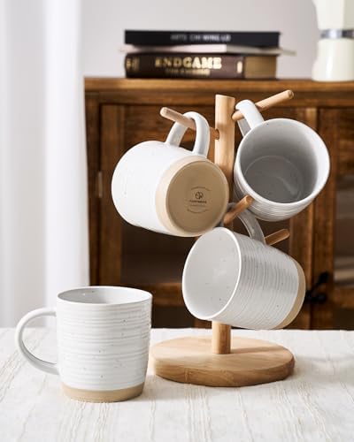 famiware Coffee Mugs Set of 8, 13 oz Mug Set, Ceramic Cup Set with Handle - Image 7