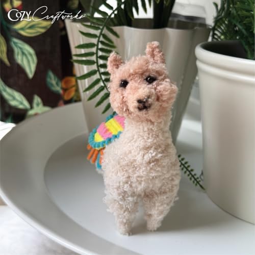 WeVeel Cozy Craftworks Capybara and Llama Chenille Stem Craft Kit Bundle for Teens & Adults – Mindful DIY Animal Craft, Tactile Pipe Cleaner Art Kit with QR Video Tutorials - Image 6