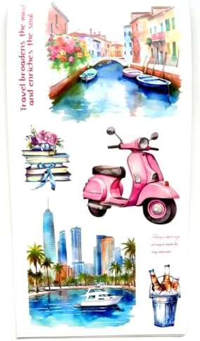 Aesthetic Journaling Sticker Books for Adults - Pre-Cut Scrapbook Stickers Vintage 20 Sheets Junk Journal Supplies Watercolor Scrapbooking Stickers Planner Cottagecore Decorative DIY Arts Craft Making - Image 4