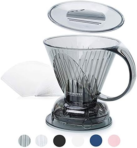 Clever Coffee Dripper | Large 18 oz | Cloud | BPA-Free | 100 Filters by Clever