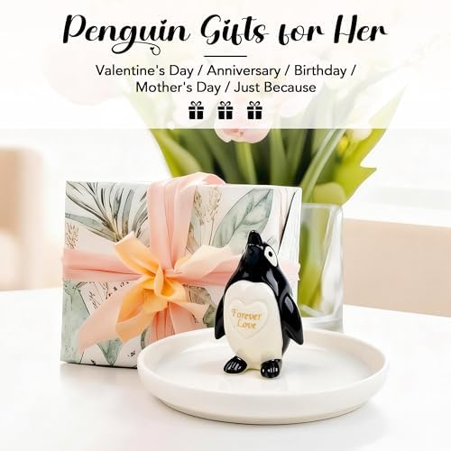 Penguin Ring Holder for Jewelry "Forever Love" Gifts for Wife/Girlfriend - Image 7