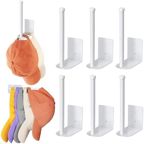 Durmmur Stainless Steel Hat Organizer, Hat Rack for Wall,Each Holds 15 Hats by Durmmur