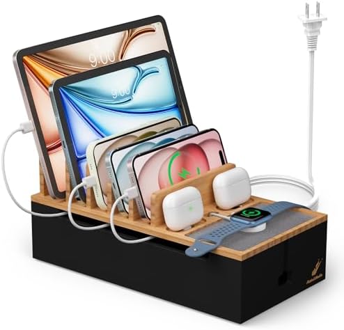 Pezin & Hulin Docking Station for Multi Devices -Natural + Black by PezinHulin