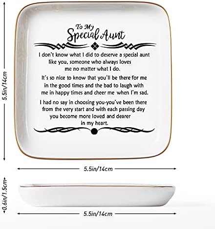 Aunt Gifts from Niece Nephew - Ring Dish Gifts for Aunt Birthday Christmas - Image 4