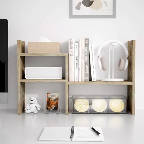 Jerry & Maggie Office Desk Organizers for College Dorm Decor Grey Oak - Image 3