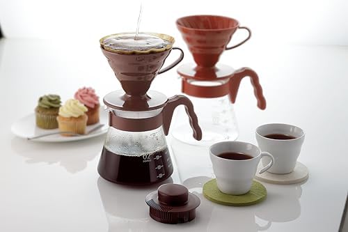 Hario V60 Pour Over Coffee Starter Set, Size 02, Brown - Image 4