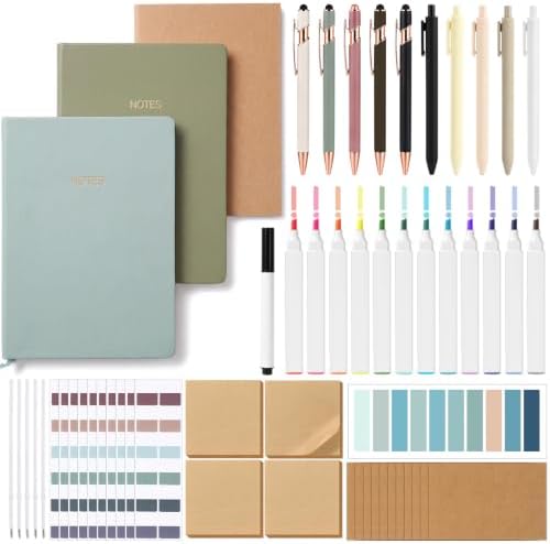 51 Pcs Aesthetic Journaling Stationery Set,Morandi Green by Unknown