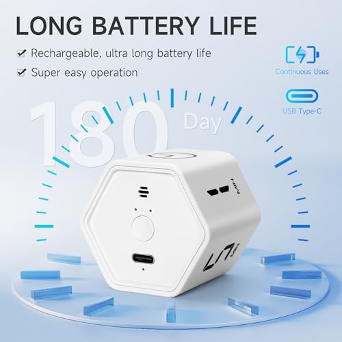 Productivity Timer, 1, 5, 10, 30, 60 Minute Presets, Desk Cube Timer - Image 3