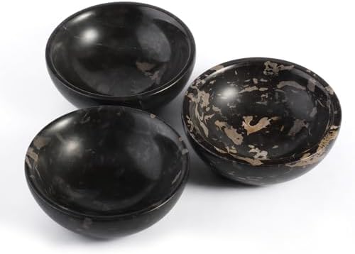Koville Italian Natural Marble Incense Holder, 5inch Incense Holders for Sticks, Sturdy Incense Burner Ash Catcher, Ideal for Meditation, Relaxing, Easy to Clean(Nero Portoro) - Image 5