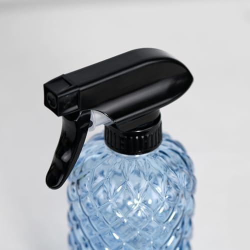 12Oz Glass Plant Spray Bottle with Black Plastic Top Pump - Image 4