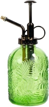 11.8 oz Glass Leaf Print One Handed Watering Can by SDlumeiy