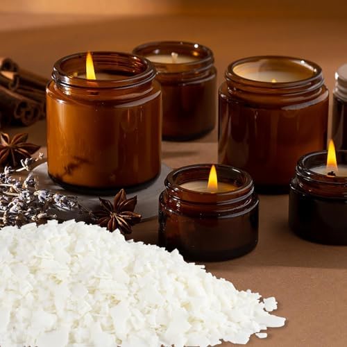 WREXCS 20 lb White Soy Wax DIY Candle Making（Flakes & Soft）,No additives and Pure，Perfect for Your DIY Projects - Image 4