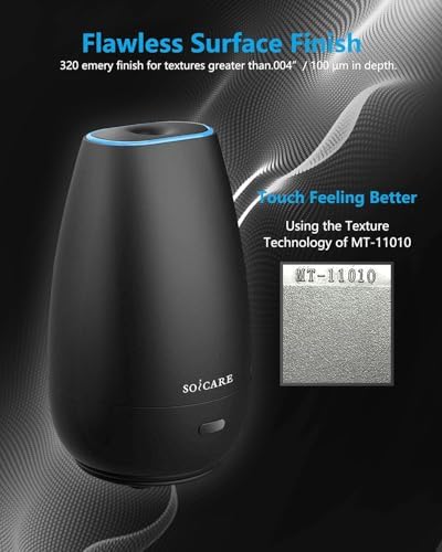 Car Diffuser for Essential Oils, Small Portable Car Essential Oil Diffuser with Built-in USB Cable, Mini Aromatherapy Air Scent Humidifier Diffuser for Travel/Office/Home (Elegant Black) - Image 2