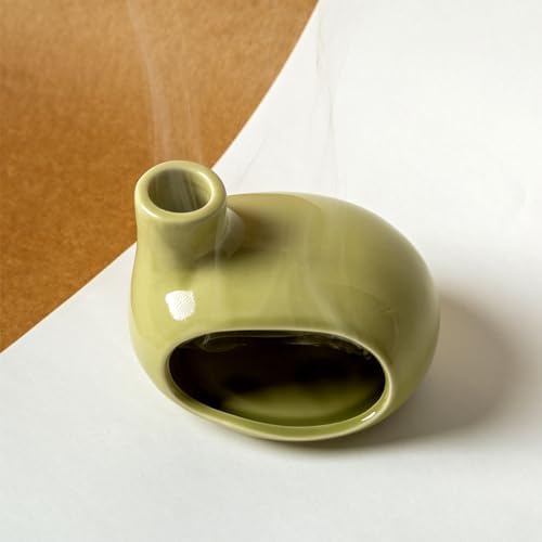 Ceramic Palo Santo Holder Burner, Chiminea Incense Dish for Meditation Zen - Image 4