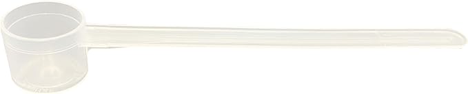 6.5 mL (6.5 CC) Long Handle Scoop for Coffee, Protein Powder, Pet Food, Spices, Grains, Dry Goods – Food-Grade BPA-Free Plastic Measuring Spoon (Pack of 10)