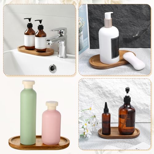 Small Acacia Wood Serving Trays, Wooden Salt and Pepper Mill Tray - Image 4
